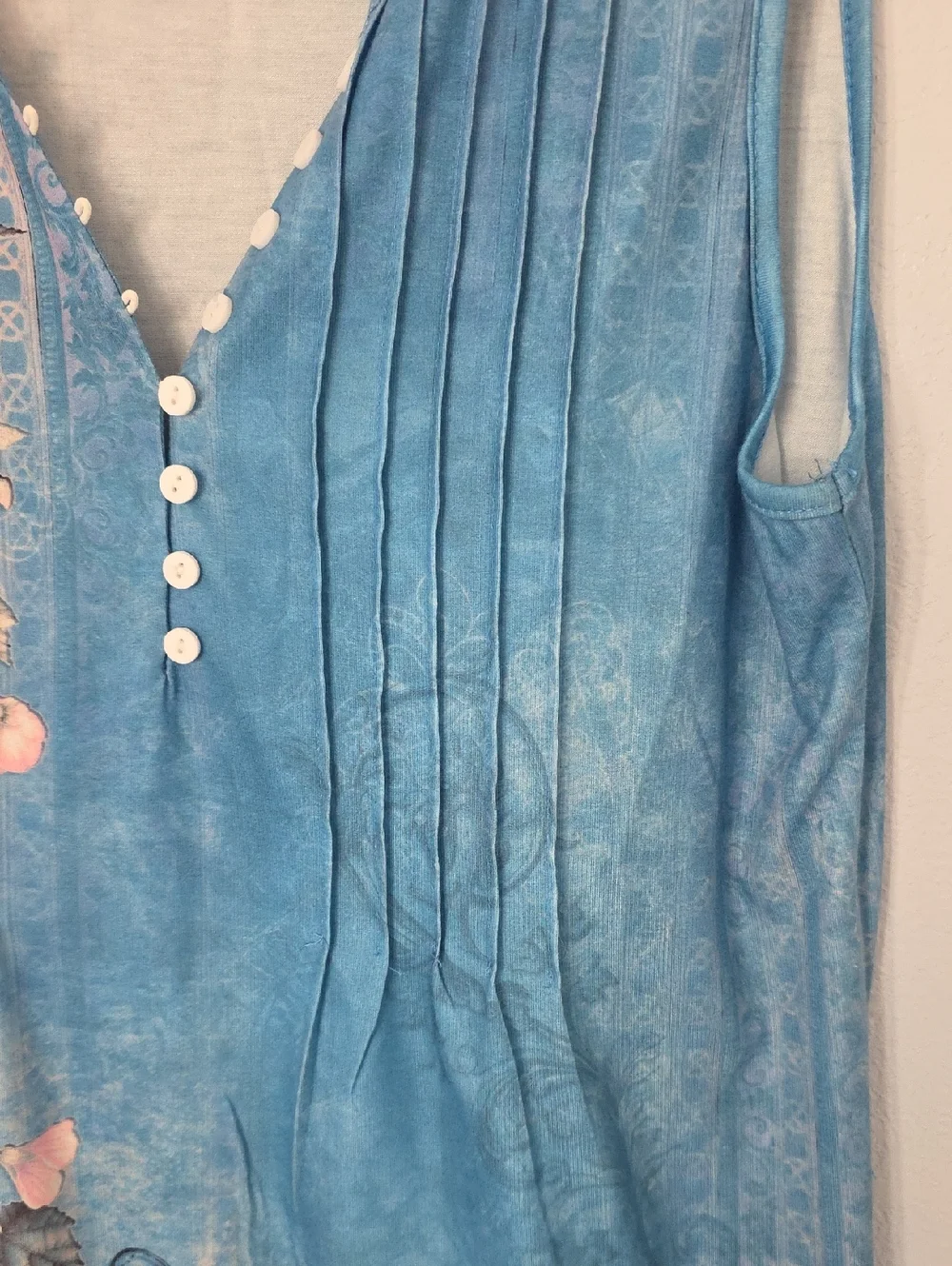 Cute Blue Multi Coloured Dress - Picture 2 of 4